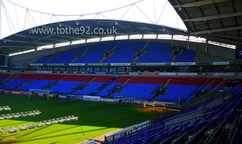 South Stand, University of Bolton Stadium, Bolton Wanderers FC