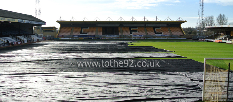 South Stand, Cambs Glass Stadium, Cambridge United FC