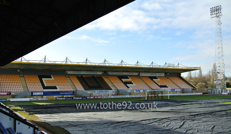 South Stand, Cambs Glass Stadium, Cambridge United FC