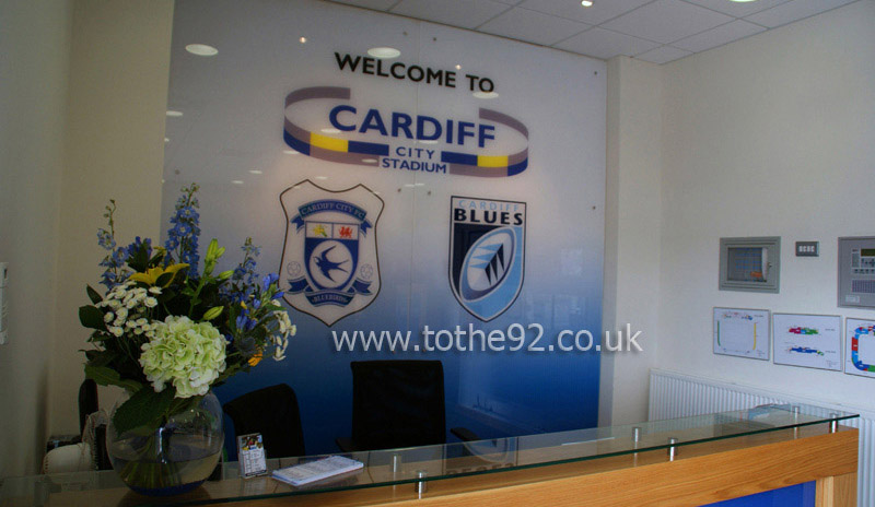 Reception, Cardiff City Stadium, Cardiff City FC