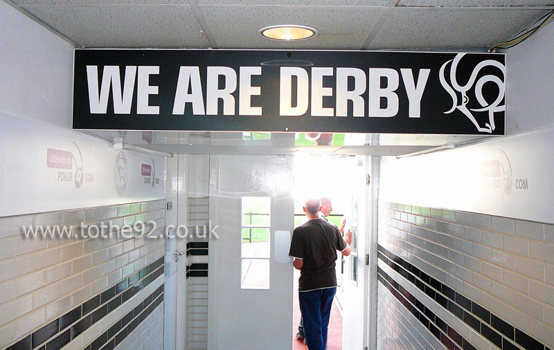 Tunnel, Pride Park, Derby County FC