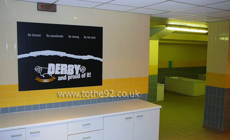 Dressing Rooms, Pride Park, Derby County FC