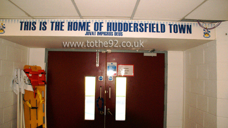 Tunnel, John Smith's Stadium, Huddersfield Town AFC