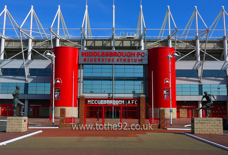 Exterior, Riverside Stadium, Middlesbrough FC