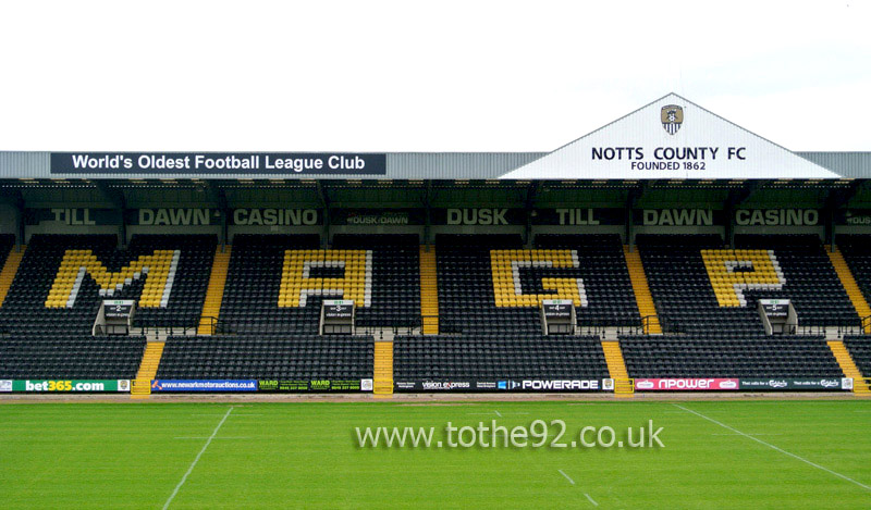 Jimmy Sirrel Stand, Meadow Lane, Notts County FC