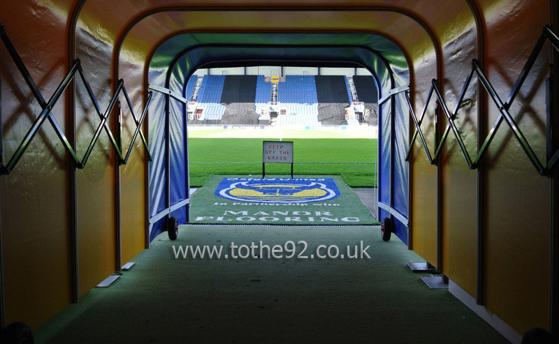 Tunnel, Kassam Stadium, Oxford United FC