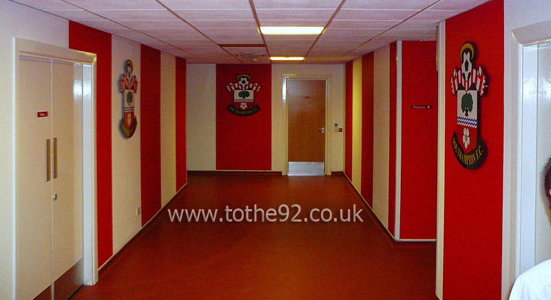 Tunnel, St Mary's Stadium, Southampton FC