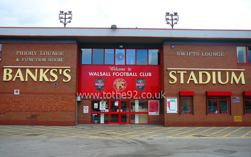 Exterior, Banks Stadium, Walsall FC
