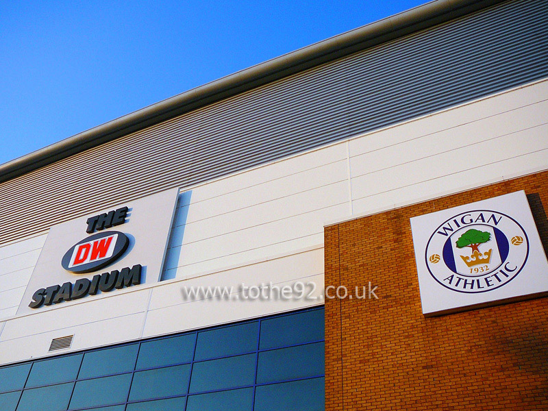 Exterior, DW Stadium, Wigan Athletic FC