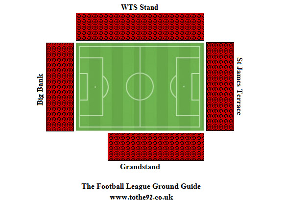 St James Park seating plan