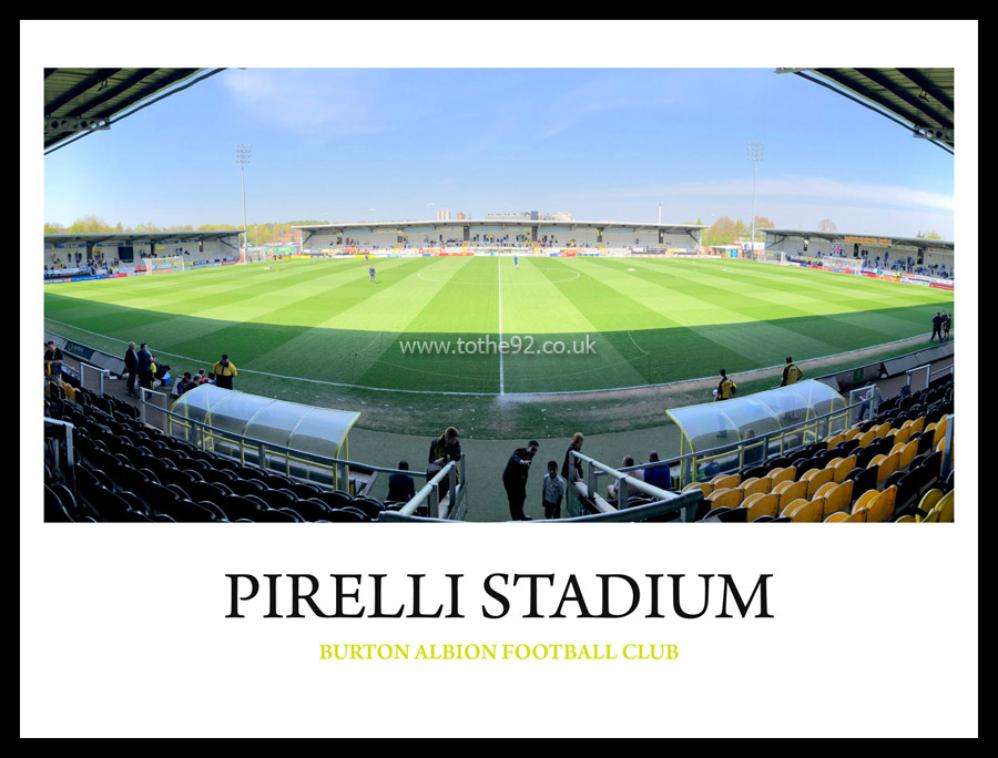 Pirelli Stadium Panoramic, Burton Albion FC