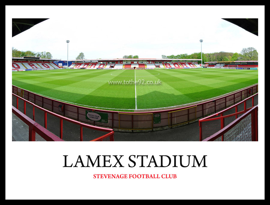 Lamex Stadium Panoramic, Stevenage FC