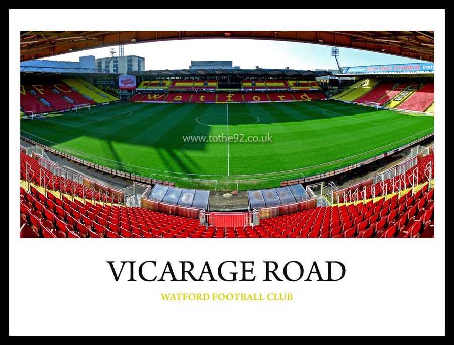 Vicarage Road Panoramic, Watford FC