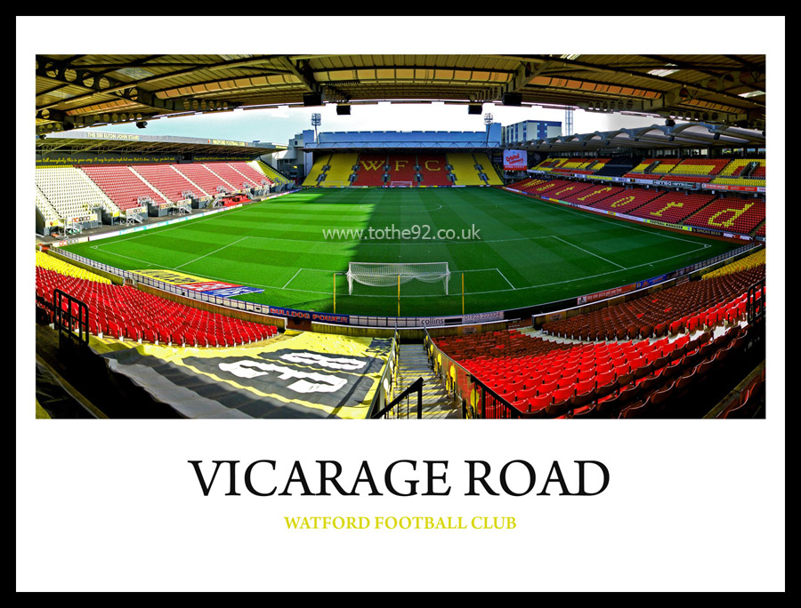 Vicarage Road Panoramic, Watford FC