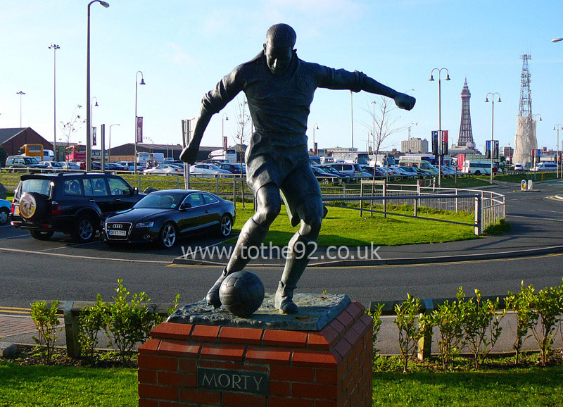 Stan Mortensen Statue, Bloomfield Road, Blackpool FC