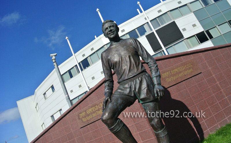 Jimmy Armfield Statue, Bloomfield Road, Blackpool FC