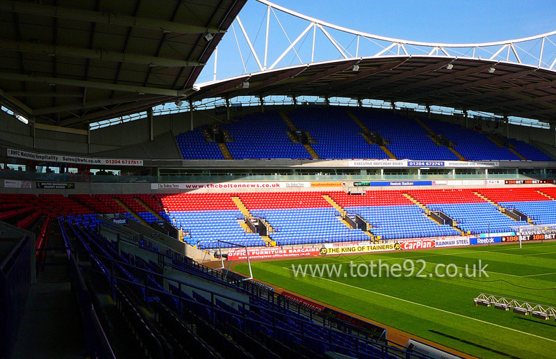 North Stand, University of Bolton Stadium, Bolton Wanderers FC