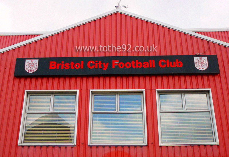 Exterior, Ashton Gate, Bristol City FC