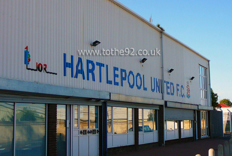 Exterior, Victoria Park, Hartlepool United FC