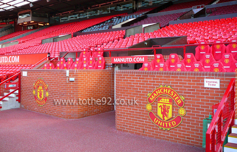 Dugouts, Old Trafford, Manchester United FC