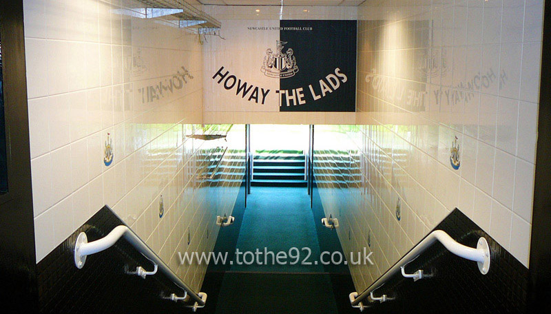 Tunnel, St James' Park, Newcastle United FC