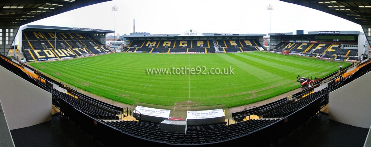 Meadow Lane Panoramic, Notts County FC