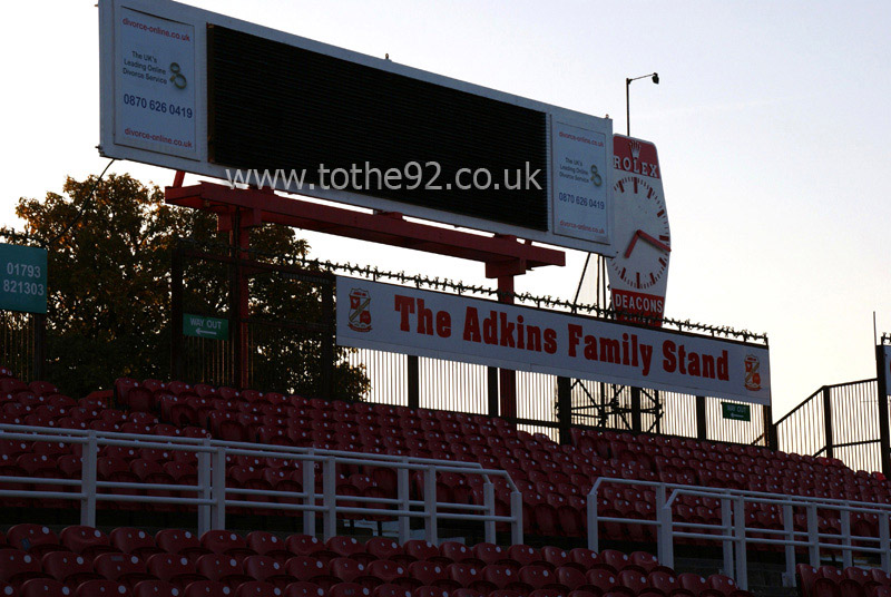 Adkins Stand, County Ground, Swindon Town FC