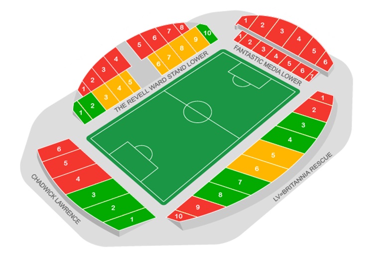 John Smith's Stadium seating plan