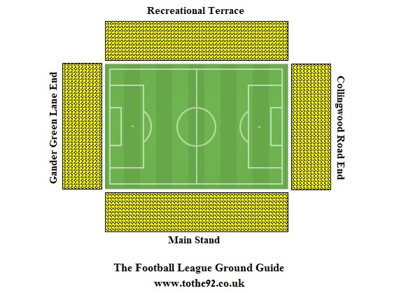 Borough Sports Ground seating plan