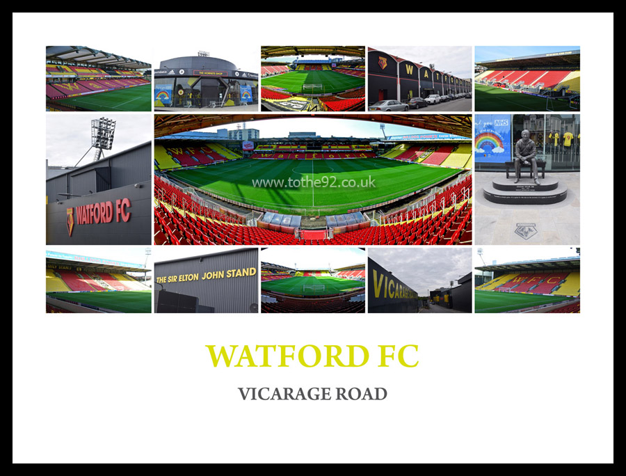 Watford FC Photographic Montage