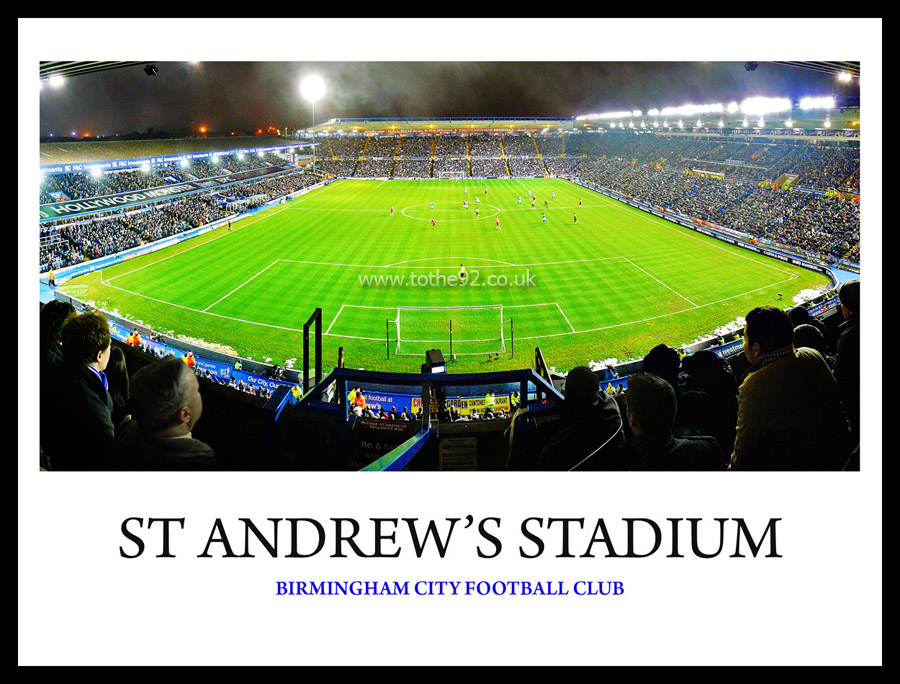 St Andrew's Stadium Panoramic, Birmingham City FC