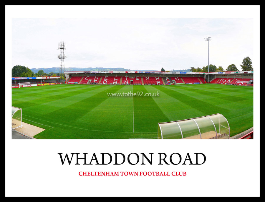 Whaddon Road Panoramic, Cheltenham Town FC